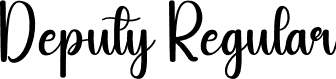 Deputy Regular font - Deputy.otf