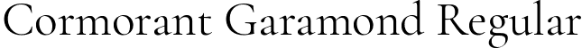 Cormorant Garamond Regular font - CormorantGaramond-Regular.ttf