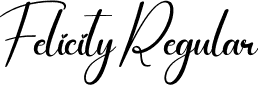 Felicity Regular font - Felicity.otf