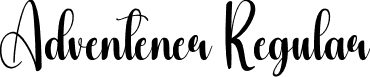 Adventener Regular font - Adventener.otf