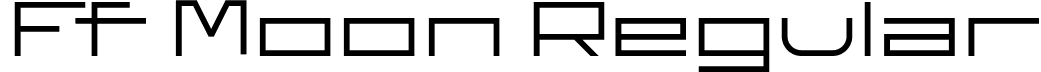 Ff Moon Regular font - FfMoon-Regular.ttf