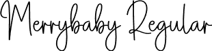 Merrybaby Regular font - Merrybaby.otf