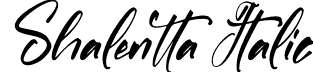 Shalentta Italic font - Shalentta-Italic.otf