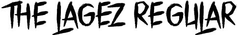 The Lagez Regular font - The-Lagez.otf