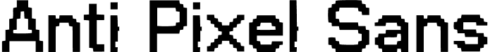 Anti Pixel Sans font - AntiPixelSans.otf