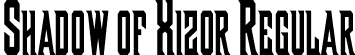 Shadow of Xizor Regular font - Shadow of Xizor.ttf