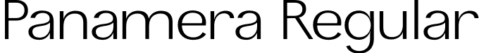 Panamera Regular font - Panamera-Regular.otf