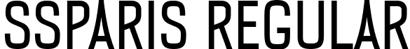 SSParis Regular font - SSParis.ttf