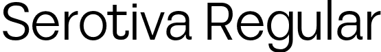 Serotiva Regular font - Serotiva-Regular.otf