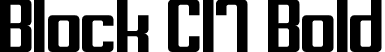 Block C17 Bold font - Block-C17 Bold.otf