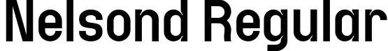 Nelsond Regular font - Nelsond.otf