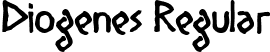 Diogenes Regular font - DIOGENES.ttf