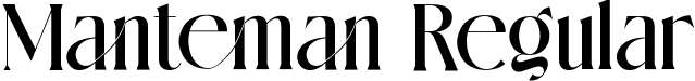 Manteman Regular font - Manteman.ttf