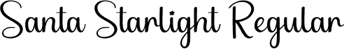 Santa Starlight Regular font - Santa-Starlight.otf