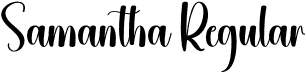 Samantha Regular font - Samantha.otf