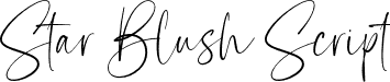 Star Blush Script font - StarblushscriptDemo-OVRp3.otf