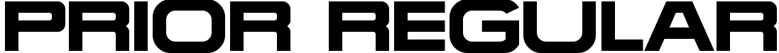 Prior Regular font - prior.ttf