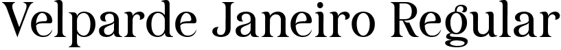 Velparde Janeiro Regular font - VelpardeJaneiro-Regular.ttf