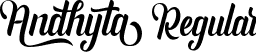 Andhyta Regular font - Andhyta (DEMO).ttf