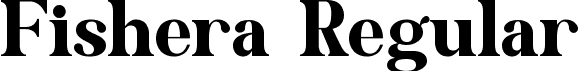 Fishera Regular font - Fishera.ttf