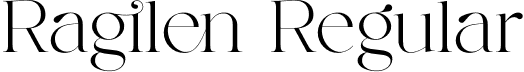 Ragilen Regular font - ragilen.otf