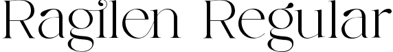 Ragilen Regular font - ragilen.ttf