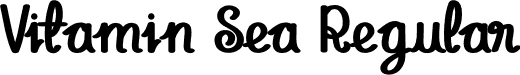 Vitamin Sea Regular font - Vitamin Sea.otf