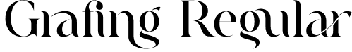 Grafing Regular font - Grafing.otf