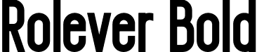 Rolever Bold font - Rolever-Bold.otf