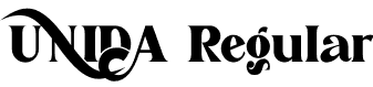 UNIDA Regular font - Unida.otf