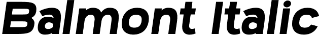 Balmont Italic font - Balmont Italic.ttf