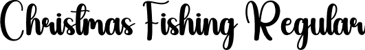 Christmas Fishing Regular font - Christmas-Fishing.otf