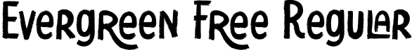 Evergreen Free Regular font - Evergreen-Free.otf