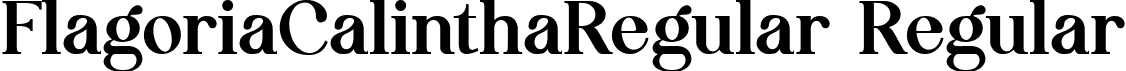 FlagoriaCalinthaRegular Regular font - flagoriacalintha-regular.ttf