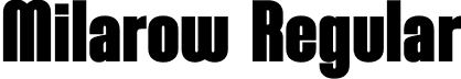 Milarow Regular font - Milarow.otf