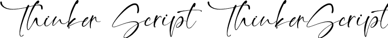 Thinker Script ThinkerScript font - Thinker Script demo.ttf