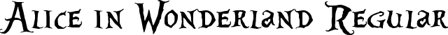 Alice in Wonderland Regular font - Alice_in_Wonderland_3.ttf