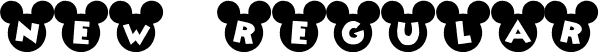 New Regular font - Mickey Ears.ttf