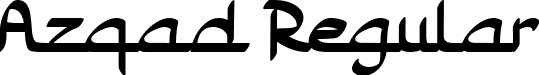 Azqad Regular font - Azqad.ttf