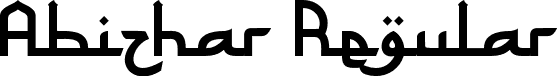 Abizhar Regular font - Abizhar.otf