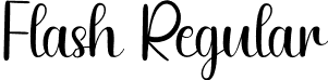 Flash Regular font - flash.otf