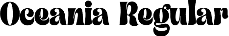 Oceania Regular font - oceania.otf