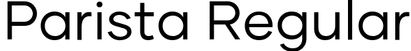 Parista Regular font - Parista.ttf