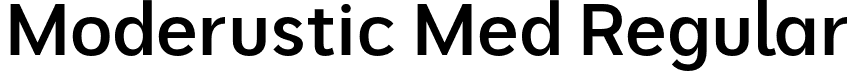 Moderustic Med Regular font - Moderustic-Medium.otf