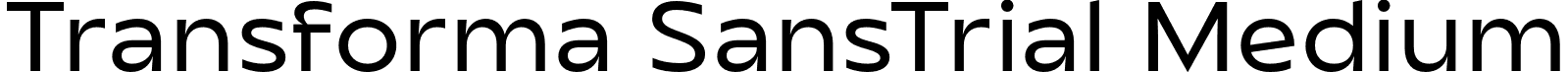 Transforma SansTrial Medium font - TransformaSans_Trial-Medium.otf