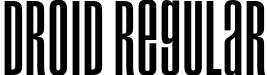 Droid Regular font - Droid 1997.otf