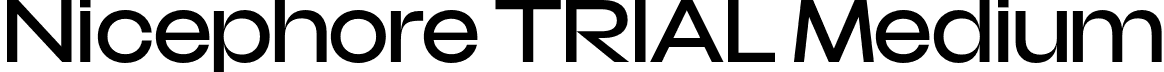 Nicephore TRIAL Medium font - NicephoreTRIAL-Medium.otf