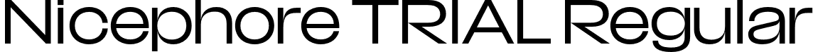 Nicephore TRIAL Regular font - NicephoreTRIAL-Regular.otf