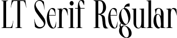 LT Serif Regular font - LT.-Serif-Demo.otf