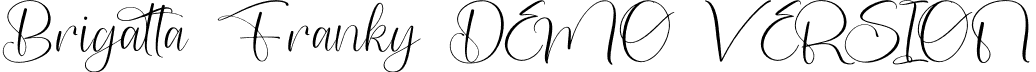 Brigatta Franky DEMO VERSION font - Brigatta-Franky-DEMO-VERSION.otf